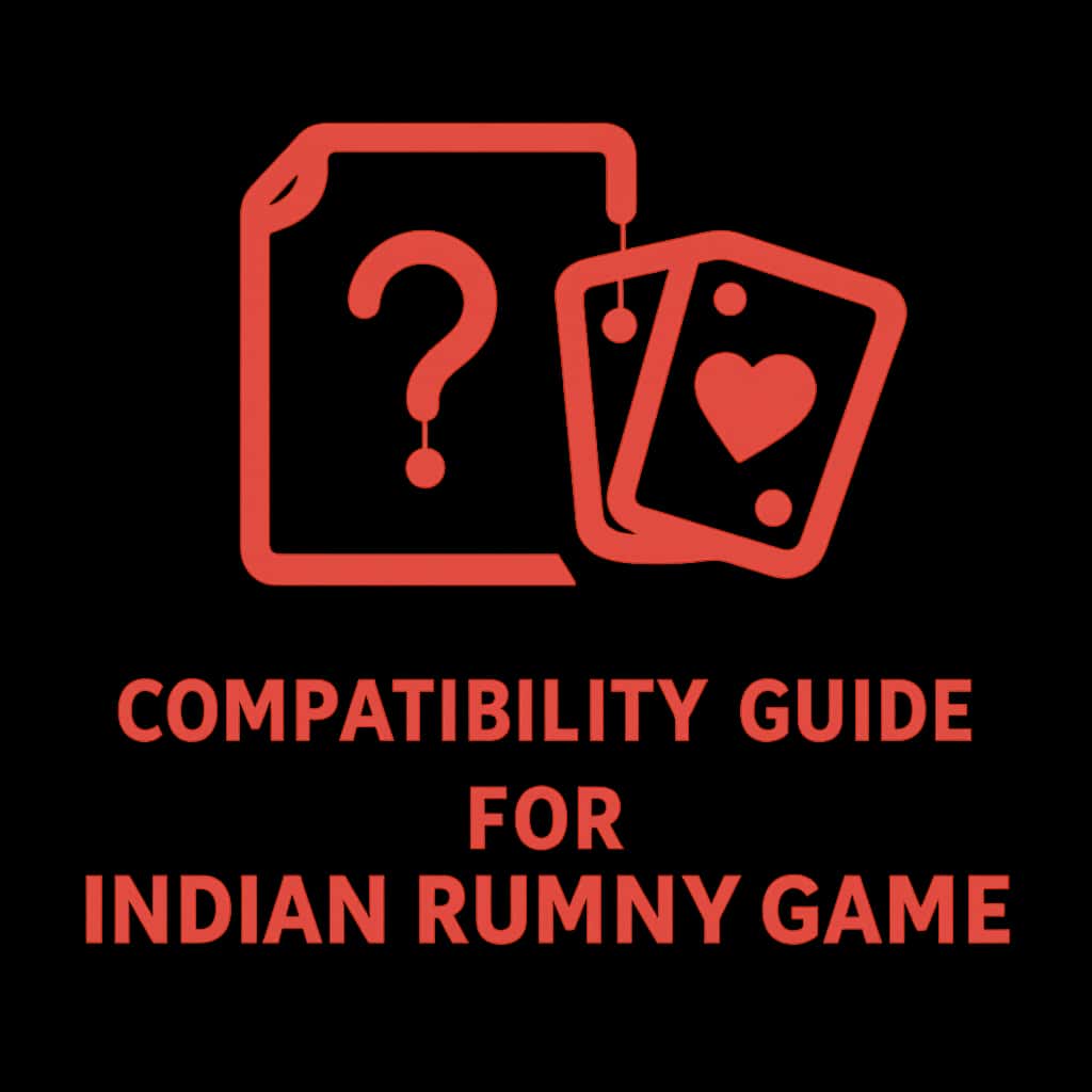 Badge representing Compatibility Guide for Indian Rummy Game.