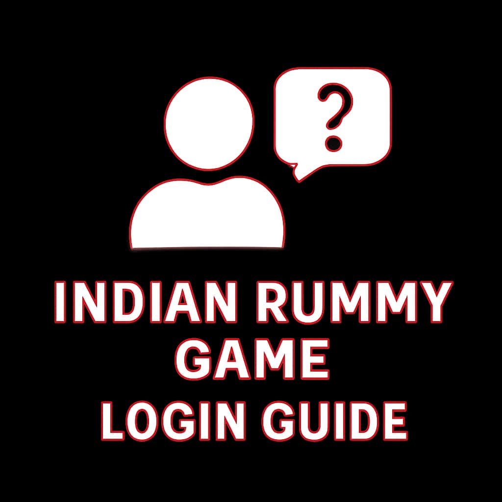 Minimal icon for Indian Rummy Game Login Guide.