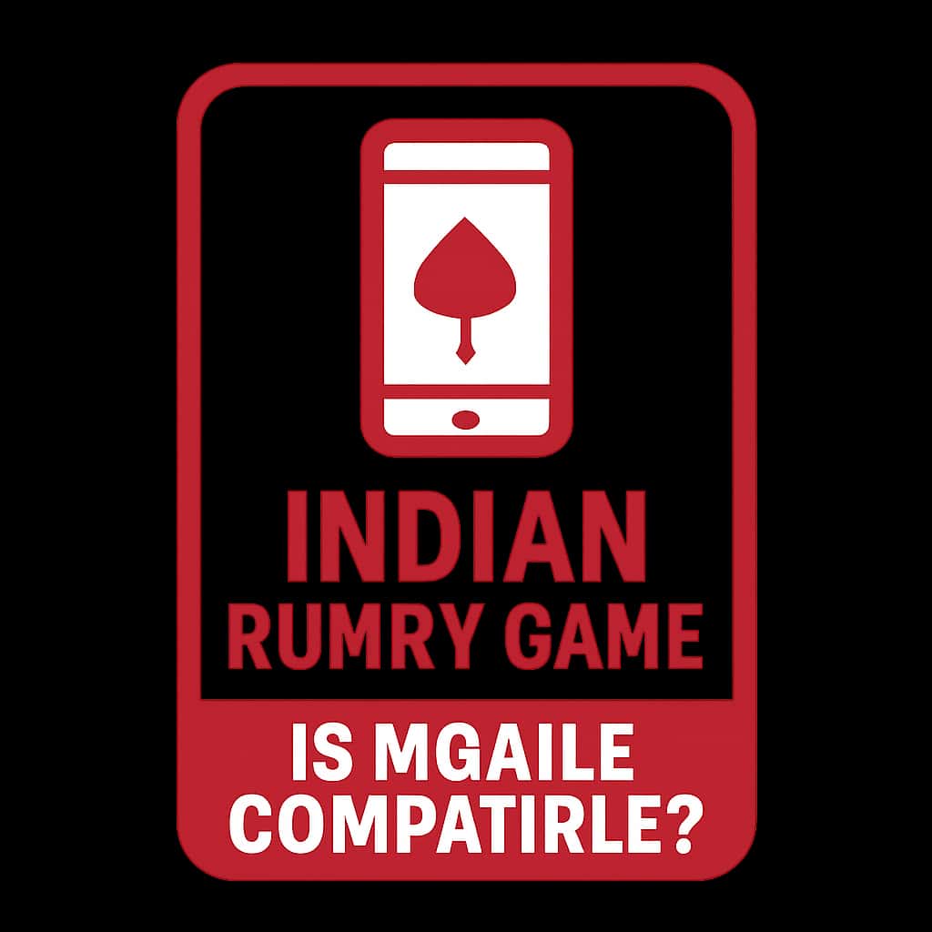 An icon illustrating Indian Rummy Game mobile compatibility.