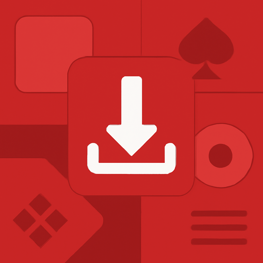 An instructional illustration on the installation steps for Indian Rummy Game on Android.