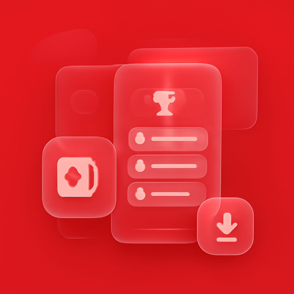 Diagram illustrating the download process for Indian Rummy Game.
