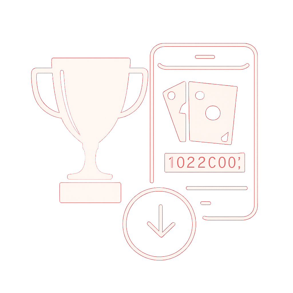 An instructional illustration on the installation steps for Indian Rummy Game on Android.