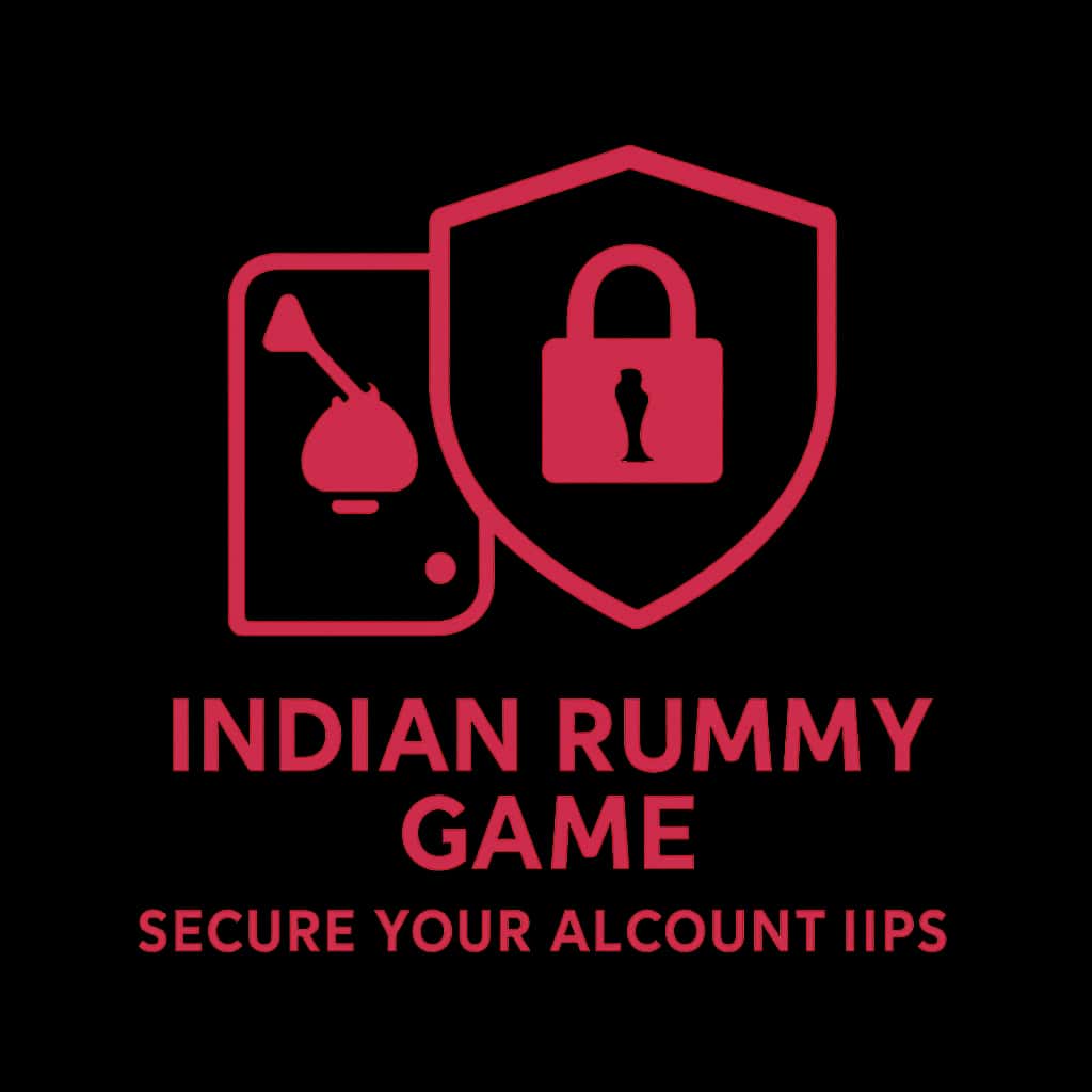 Icon representing account security tips for Indian Rummy Game.