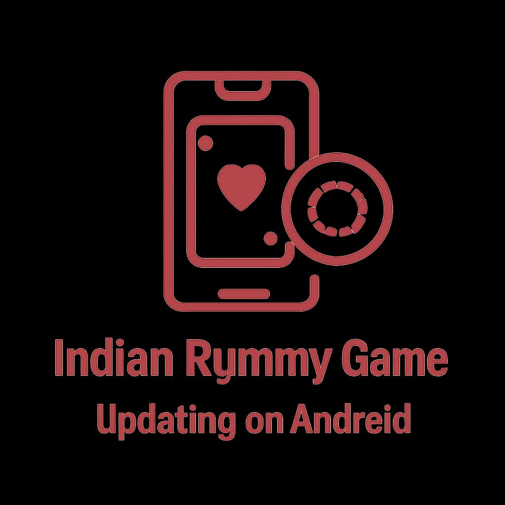 Badge icon for updating Indian Rummy Game on Android.